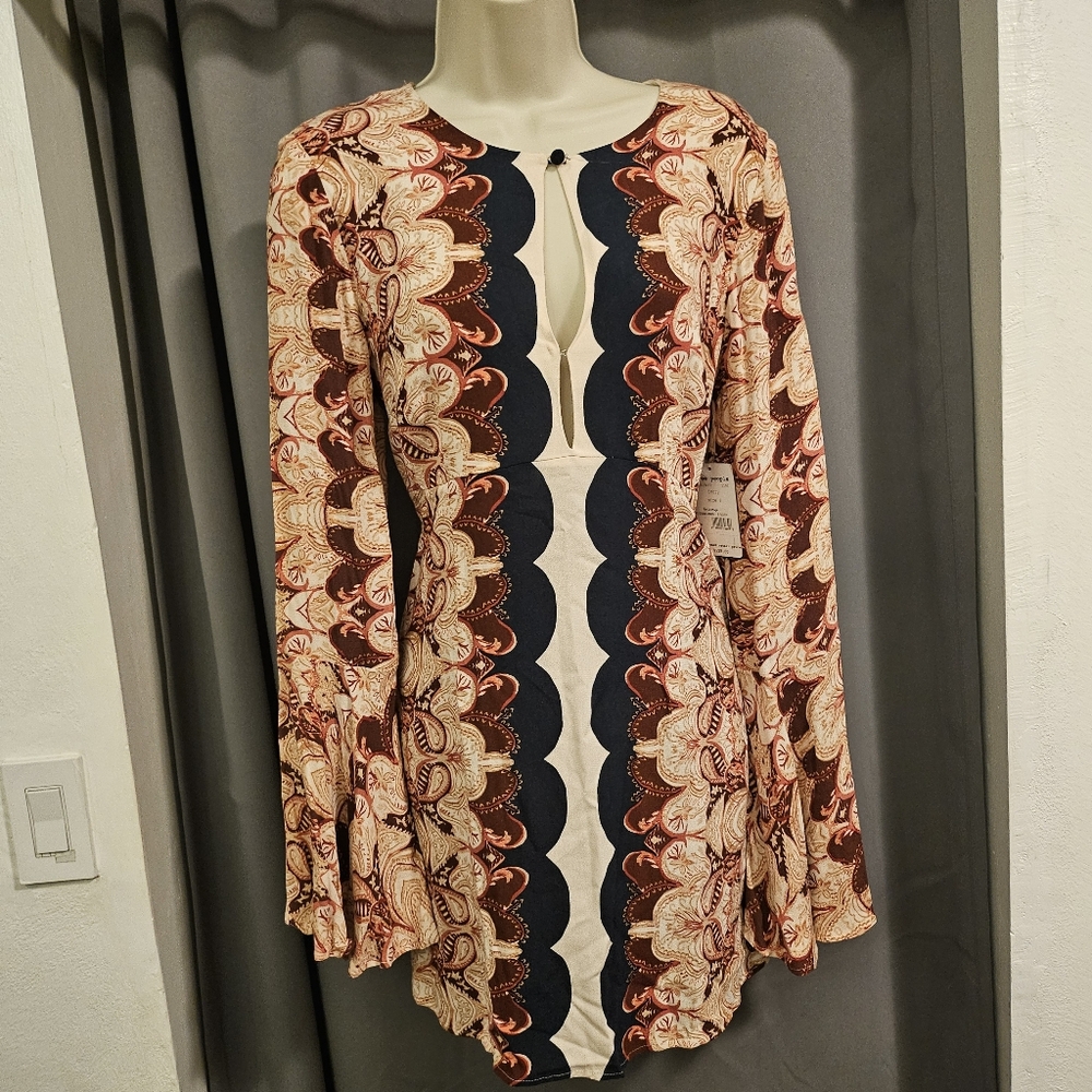 Free People Ossie Vibes mini dress or tunic size 8